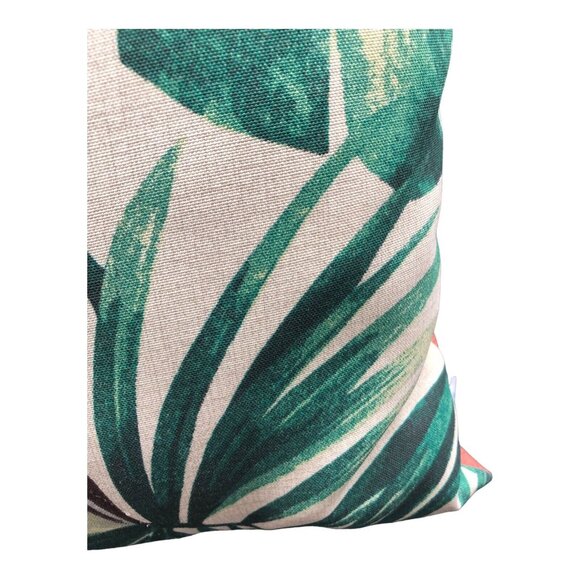 Outdoor Indoor Square Throw Pillow Parrot Bird Tropical Design Patio Décor - Picture 15 of 16